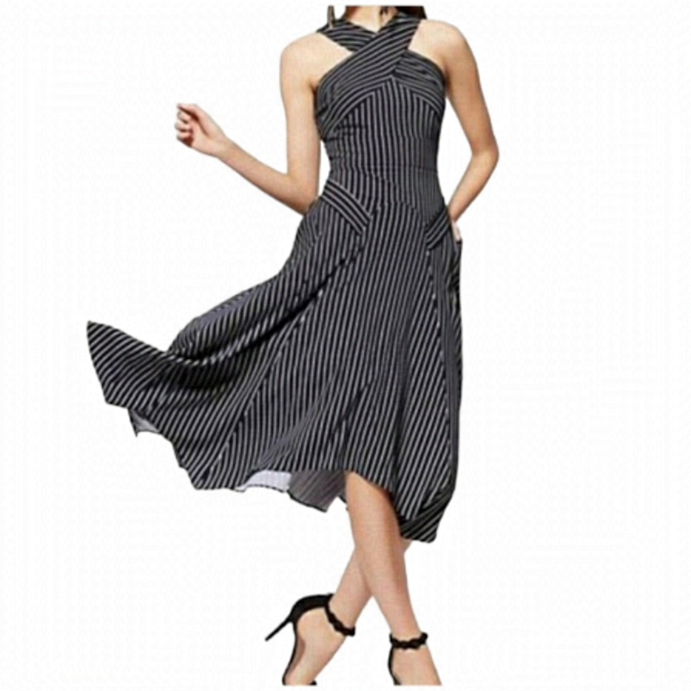 New York & Company Pin Stripe Dress